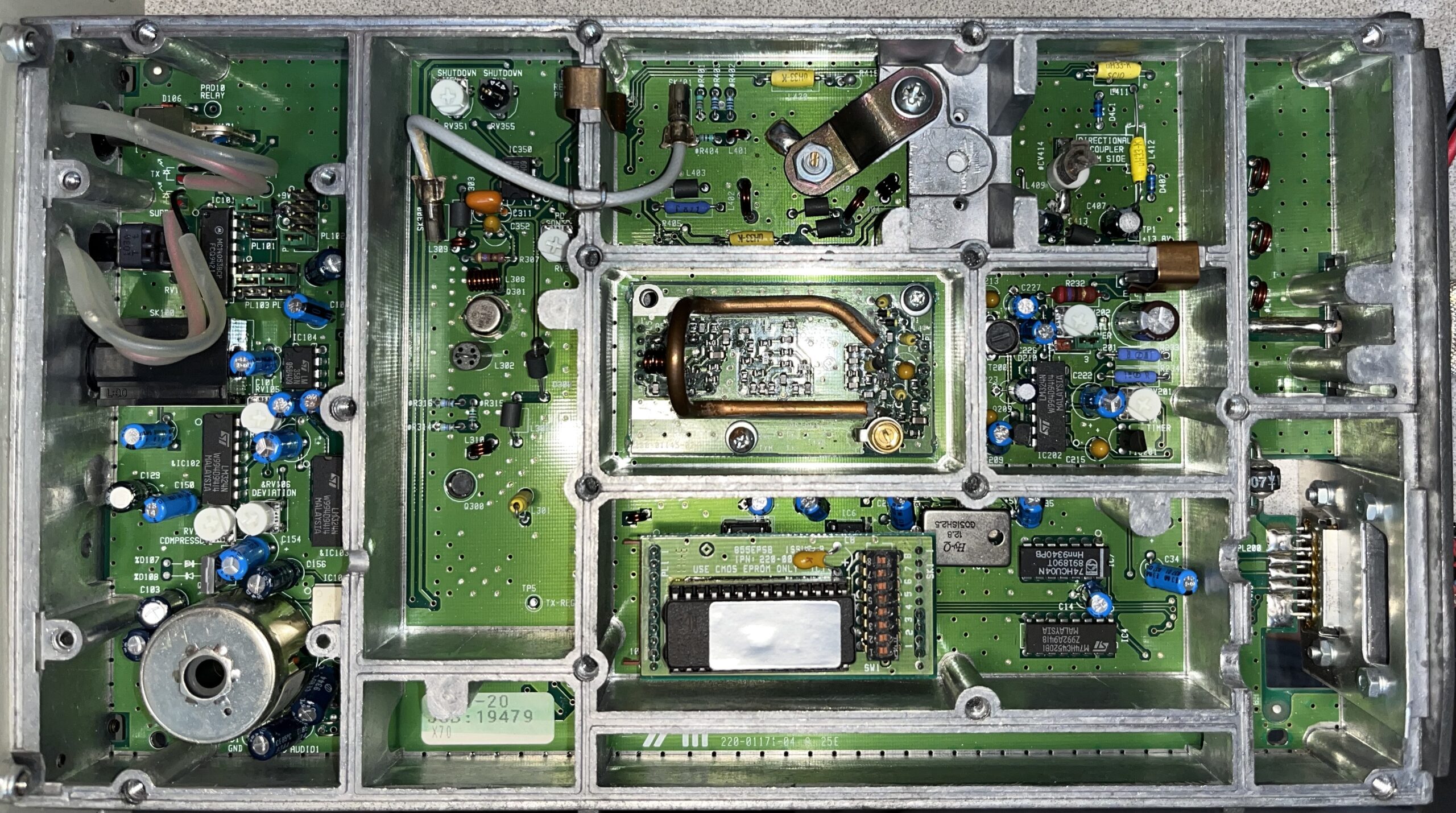 Tait T855 Rx & T856 Tx module setup